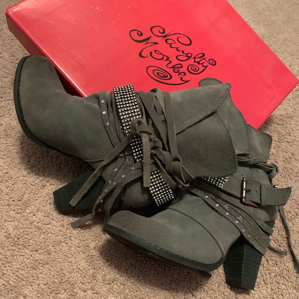 Naught Monkey brand. Boots